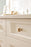 Candler Zinc Golden Champagne Cabinet Knob 7