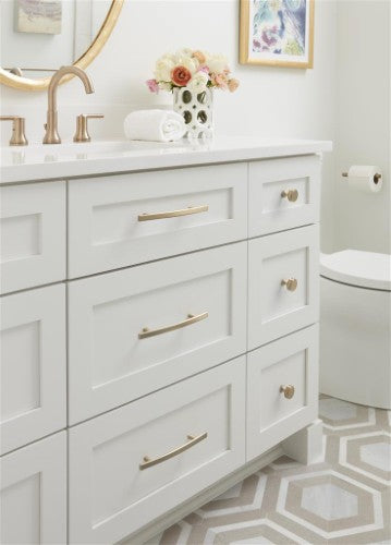 Oberon Zinc Golden Champagne Cabinet Knob 7