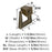 Blackrock Zinc Golden Champagne Cabinet Pull 2