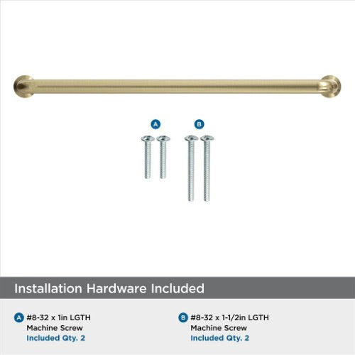 Factor Zinc Golden Champagne Cabinet Pull 21