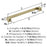 Appoint Zinc Golden Champagne Cabinet Pull 10