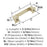Appoint Zinc Golden Champagne Cabinet Pull 13