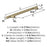 Caliber Zinc Golden Champagne Cabinet Pull 12
