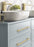 Caliber Zinc Golden Champagne Cabinet Pull 28