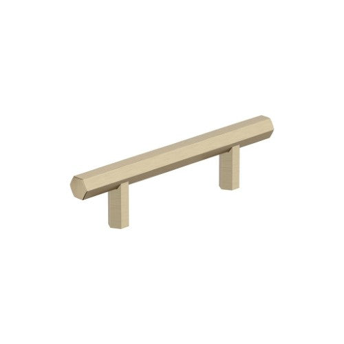 Caliber Zinc Golden Champagne Cabinet Pull 3