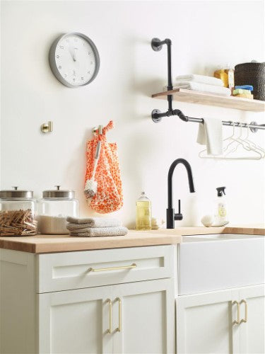 Factor Zinc Golden Champagne Cabinet Pull 38