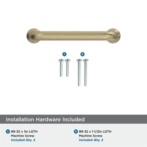 Factor Zinc Golden Champagne Cabinet Pull 17