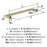 Factor Zinc Golden Champagne Cabinet Pull 12