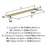 Monument Aluminum Golden Champagne Cabinet Pull 14