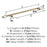 Radius Stainless Steel Golden Champagne Cabinet Pull 15