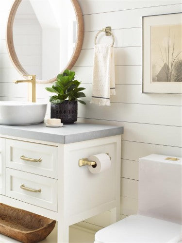 Renown Zinc Golden Champagne Cabinet Pull 19