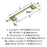 Riva Zinc Golden Champagne Cabinet Pull 11