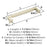 Stature Zinc Golden Champagne Cabinet Pull 12