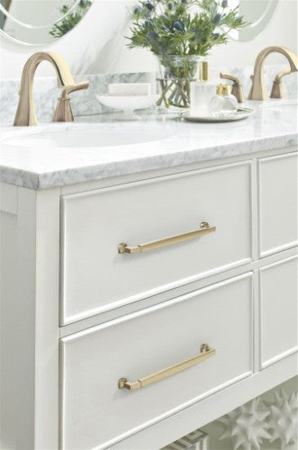 Stature Zinc Golden Champagne Cabinet Pull 25