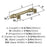 Winsome Zinc Golden Champagne Cabinet Pull 10