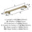Winsome Zinc Golden Champagne Cabinet Pull 13