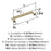 Balata Zinc Golden Champagne Cabinet Pull 13