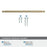 Balata Zinc Golden Champagne Cabinet Pull 18