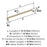 Balata Zinc Golden Champagne Cabinet Pull 10