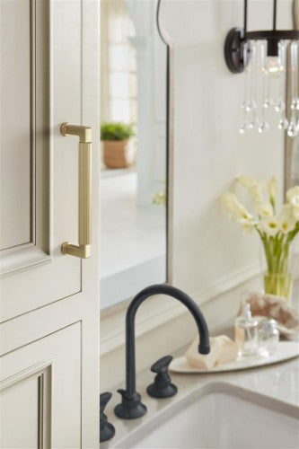 Ballard Zinc Golden Champagne Cabinet Pull 27