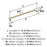 Ballard Zinc Golden Champagne Cabinet Pull 10