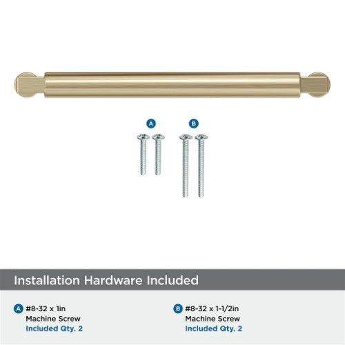Balon Zinc Golden Champagne Cabinet Pull 22