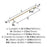 Bar Pulls Carbon Steel Golden Champagne Cabinet Pull 15
