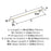 Bar Pulls Carbon Steel Golden Champagne Cabinet Pull 23
