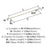 Bar Pulls Carbon Steel Golden Champagne Cabinet Pull 24