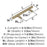 Bar Pulls Carbon Steel Golden Champagne Cabinet Pull 17