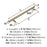 Bar Pulls Carbon Steel Golden Champagne Cabinet Pull 19