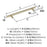 Bar Pulls Carbon Steel Golden Champagne Cabinet Pull 26