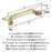 Bellamy Zinc Golden Champagne Cabinet Pull 9
