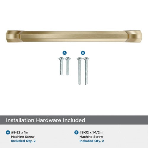 Bellamy Zinc Golden Champagne Cabinet Pull 23