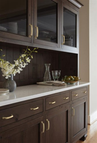 Bellamy Zinc Golden Champagne Cabinet Pull 27