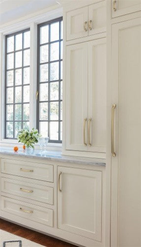 Bellamy Zinc Golden Champagne Cabinet Pull 25