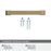 Blackrock Zinc Golden Champagne Cabinet Pull 44