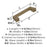 Blackrock Zinc Golden Champagne Cabinet Pull 8