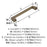 Blackrock Zinc Golden Champagne Cabinet Pull 10