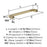 Blackrock Zinc Golden Champagne Cabinet Pull 14