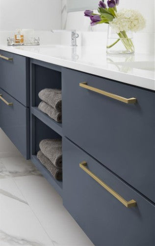 Blackrock Zinc Golden Champagne Cabinet Pull 23