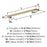 Blackrock Zinc Golden Champagne Cabinet Pull 13