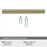 Bronx Zinc & Stainless Steel Golden Champagne Cabinet Pull 16