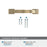 Candler Zinc Golden Champagne Cabinet Pull 22