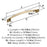 Candler Zinc Golden Champagne Cabinet Pull 13