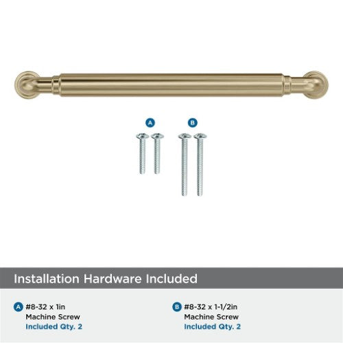 Coble Zinc Golden Champagne Cabinet Pull 20