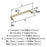Coble Zinc Golden Champagne Cabinet Pull 12
