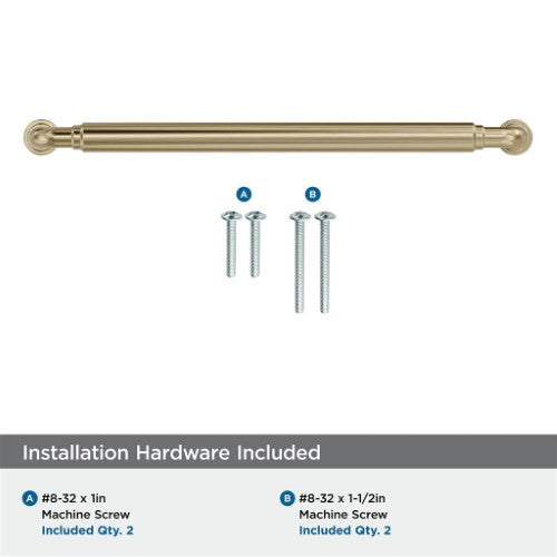 Coble Zinc Golden Champagne Cabinet Pull 24