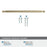 Coble Zinc Golden Champagne Cabinet Pull 23