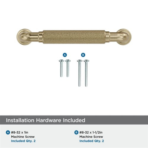 Collet Zinc Golden Champagne Cabinet Pull 18